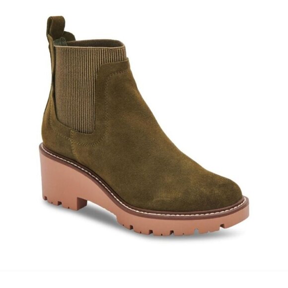 Aqua College Green Ankle Bootie Size: 6 NWT - Picture 2 of 9